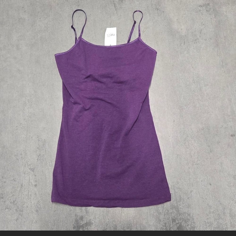 Rue21 Purple Slim Fit Adjustable-Strap Cami